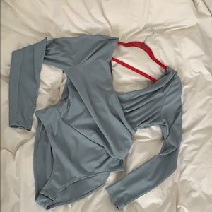 Top shop plunging neckline bodysuit